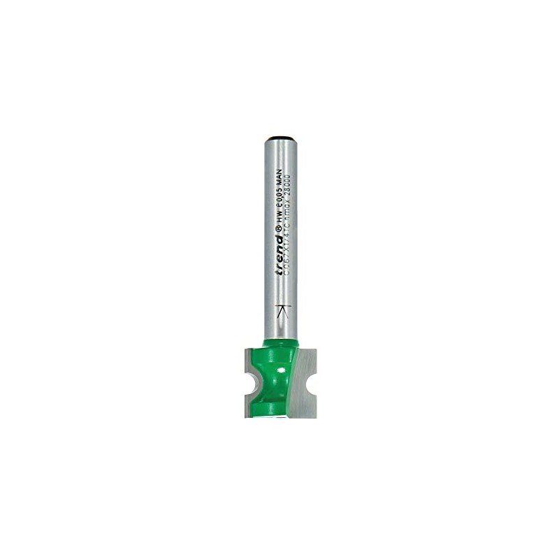 Trend CraftPro Staff Bead Router Cutter, 1/4 Inch Shank, 2mm