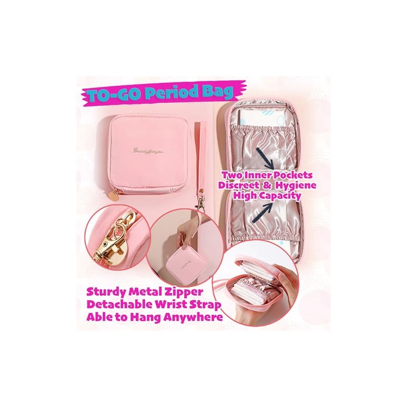 Kit para la primera menstruación para niñas | 22 piezas
