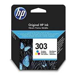 HP 303 Original Colour Cartridge T6N01AE for HP ENVY Photo 6220 6230 7130 7830 165 Pages