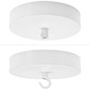 Canomo 5 Inches White Center Hole Chandelier Canopy Pendant Light