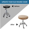 Shukii Bar Stool Covers 2 Pack - Soft Round Slipcover