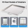 DYRABREST 304 Stainless Steel Washer Machine Drain Pan 27x25x1.5in with