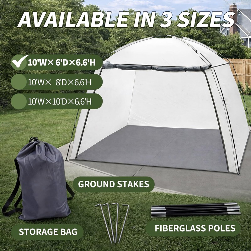 VOXOR Portable Paint Booth Tent, Large 10 x 6 x