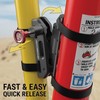 Scosche PSMUFE-VA1 Universal Fire Extinguisher Mount Kit, Quick Release Car