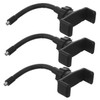 Gadpiparty 3pcs Gooseneck Phone Holder Flexible Phone Mount with Thread