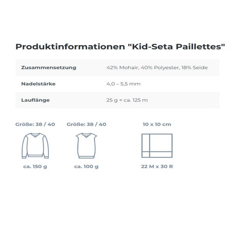 Schulana Kid-Seta Paillettes, Mohair, Brown, 25 g, 125