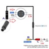 YuYue Electronic 4-Pin Male Backup Reverse Camera Car Universal to