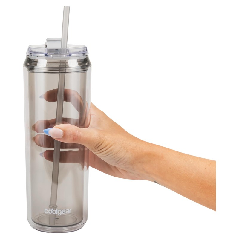 COOL GEAR 3-Pack 22 oz Modern Tumbler with Reusable Straw