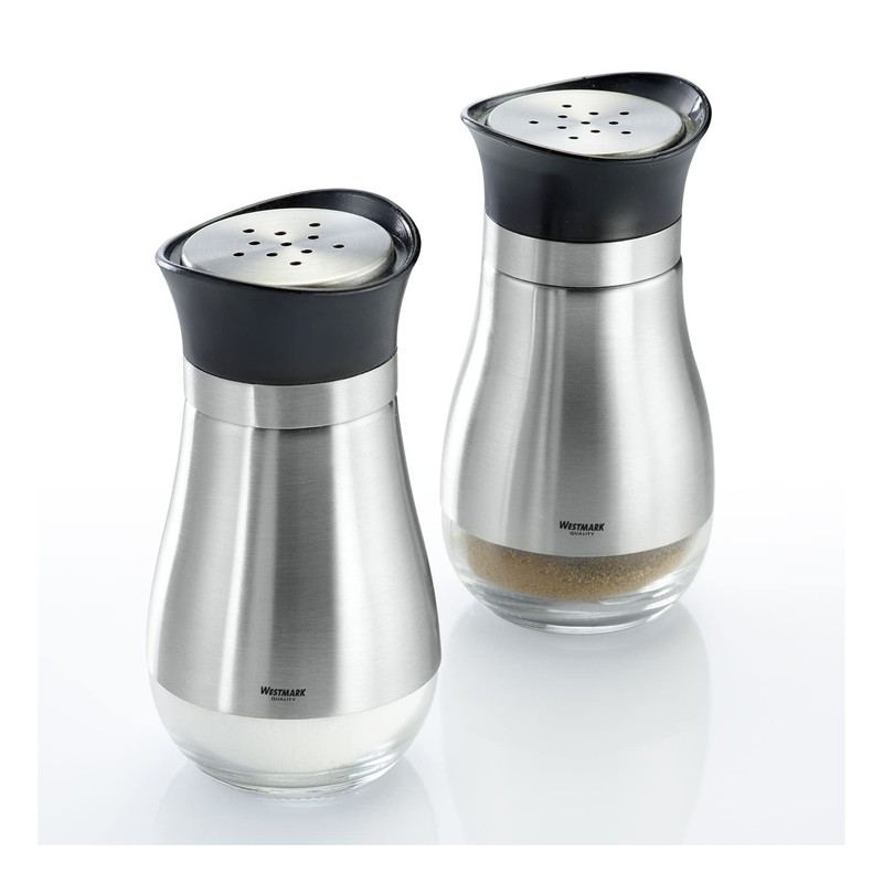 Westmark Pack of 2 Spice Shakers with Bottom Viewing Window,