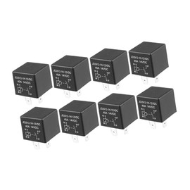 VekAuto 8 Pcs Car Relay 4 Pin 12V 40Amp SPST Model JD2912-1H-12VDC 40A 14VDC Automotive Relay Switches Auto Accessories
