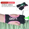 Archery Finger Guard Decorative Portable Three-Finger Glove Serviceable Outdoor Gloves