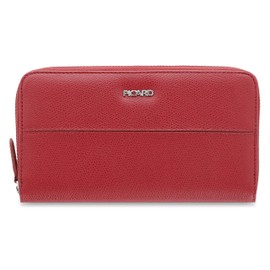 Picard Catch Me Women's Purse Genuine Leather Large with Zip Purse Everyday Going Out, Xred.