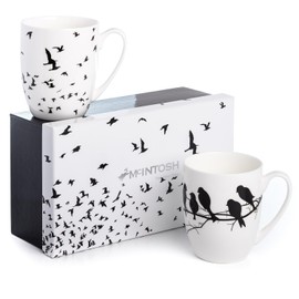 Bird Silhouette Set of 2 Mugs