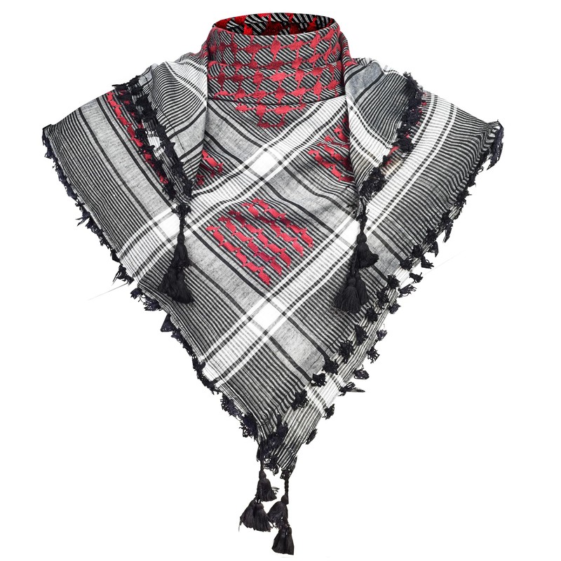 Micoop Large Size Premium Shemagh Scarf Arab Military Tactical Desert