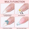 Solid Builder Gel, 10g Fester Builder Gel für Nagelverlängerung, Multifunktionell