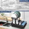 Dish Drying Rack for Kitchen Counter, 304 Stainless Steel 2