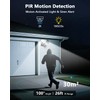 Solar Security Camera with Bracket & Spotlight, Smart Lighting Modes,