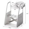 3-in-1 Adjustable Toddler Step Stool & Potty Seat with Removable