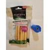Rawhide Free Retriever Sticks with Real Chicken 10 Count 5 Inch for Small & Medium Dogs and 1 Dog Waste Roll
