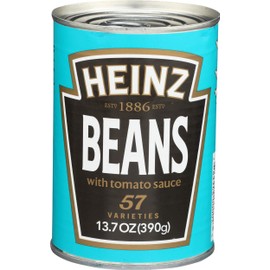 Heinz, Baked Beans With Tomato Sauce, 13.7 Oz