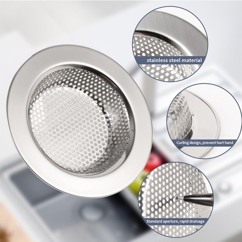 4 Pack Kitchen Sink Strainer Stainless Steel, Kitchen Sink Drain