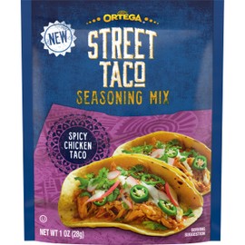 Ortega Street Taco Seasoning Mix, Spicy Chicken Taco, 1 Ounce (Pack of 12)