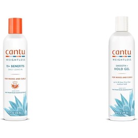 Cantu Weightless Crema + Smooth Gel Bundle