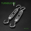 Jamiikury 3PCS M4 Hook & Hook Turnbuckle 304 Stainless Steel