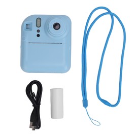 2.4inch IPS Screen Instant Print Camera 12MP Digital Children Video Camcorder Toddler Printing Camera for Kids Blue