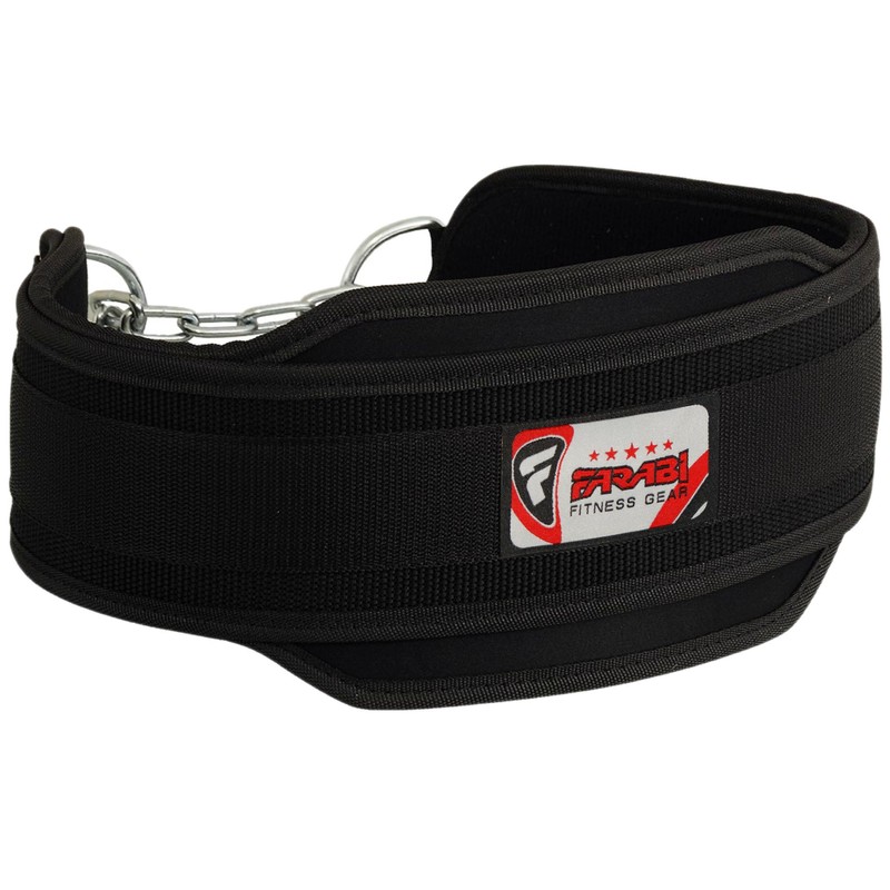 Farabi Dip Belt Weight Lifting Dipping Belt Pull Ups, Squat,
