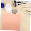 Zerodeko 1 Sheet Copper Sheet for Crafts High Hardness Metal