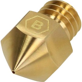 BROZZL MK8 Nozzle Brass 0.4 mm Diameter for Creality Ender 3, Ender 3 Pro, CR-10, CR-10S 10101040