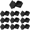 1 1/2" Square Tubing Plug End Caps, 20 Pack Tubing