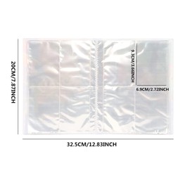 Card Scrapbook, Trading Cards Books, Card Folder, 4 Pockets, Card Book, 30 Pages Can Hold 240 Cards (Album01)