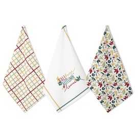 Folkulture - Toallas de cocina de otoño con lazo para colgar, toallas de mano de cocina 100% algodón o paños de té, o toallas de plato de otoño para cocina, paño de cocina para decoración de otoño de