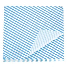 HARFINGTON 200pcs Square Stripes Wax Paper Sheets 12" x 12" Oil-absorbing Dry Food Wrapping Paper for Sandwich Baking Paper Liners Picnic Basket Bread Hamburger Wrap Kitchen, Blue