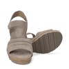 Panama Jack Women's Valley B5 Wedge Sandal, Piedra B5