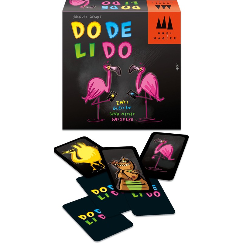 Schmidt Spiele 40879 Dodelido, Drei Magier card game (English language