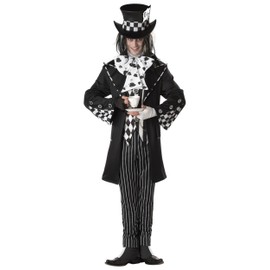 California Costumes Dark Mad Hatter Costume, Large