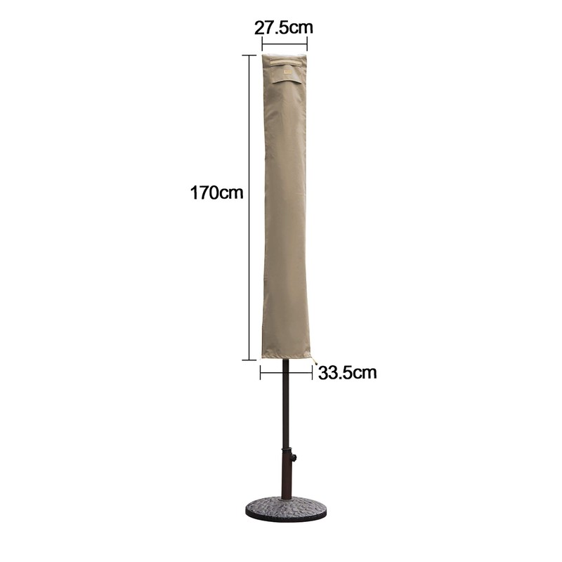 Sekey® Protective Cover for Sun Umbrella with 300 cm Diameter,
