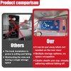 GAOLAOSY Handicap Placard Holder for Car, Universal Disabled Parking Permit