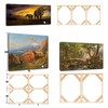 DIY Solid Wood Canvas Frame Kit 11x14 Inch with Stretch