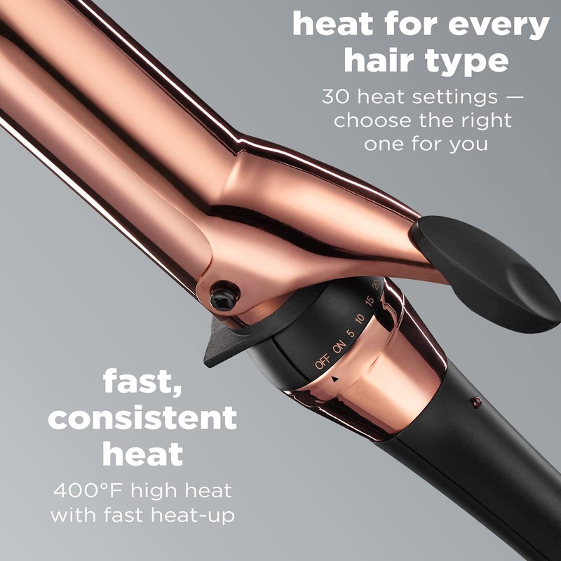 INFINITIPRO BY CONAIR Rose Gold Titanium 1 1/2-Inch Curling Iron