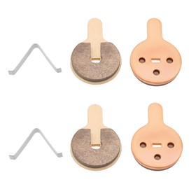 EMSea 2 Pairs of Sintered Brake Pads Scooter Disc Brake Pads Compatible with KUGOO G2 Pro Scooter Compatible with Hitway H5 E Scooter 33.5 x 22.5 x 4 mm