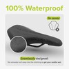 VELMIA Bicycle Saddle 100% Waterproof, Seamless & Ergonomic Design -