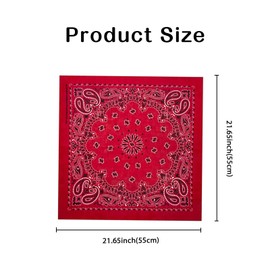 3 Pcs Paisley Bandana, Unisex Paisley Scarf, Stylish Cowboy Headband Handkerchief, Premium Cotton Stylish and Versatile Paisley Bandana, Bib Party Face Covering Headwear for Outdoor Activities