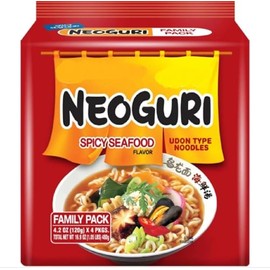 Korea Instant Noodles (CASE SET, NEOGURI SPICY SEAFOOD INSTANT NOODLES)