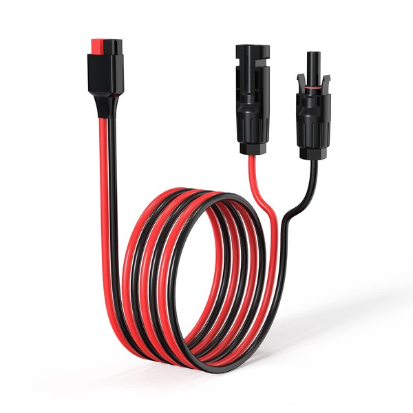 ELFCULB 10AWG 6FT Solar Panel Cable to Anderson Connector 2