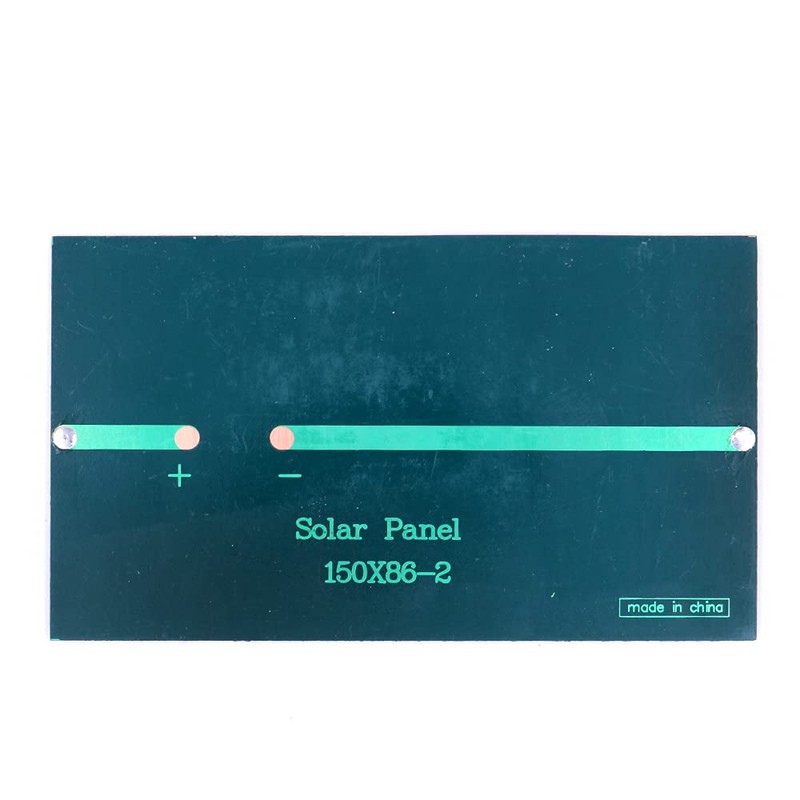 Pack of 2 ZONADAH 1.6W 5.5V Mini Solar Panel Kit,