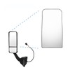 High Soar Upper Mirror Glass for Freightliner Cascadia 2007-2018, Door